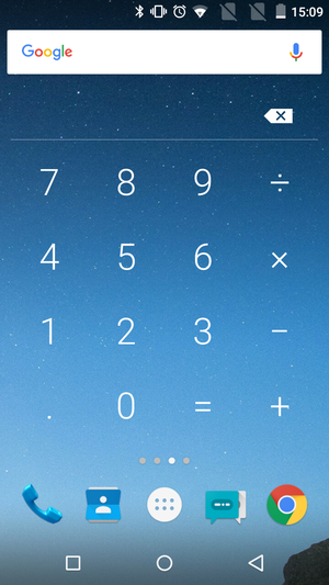 calculator widget